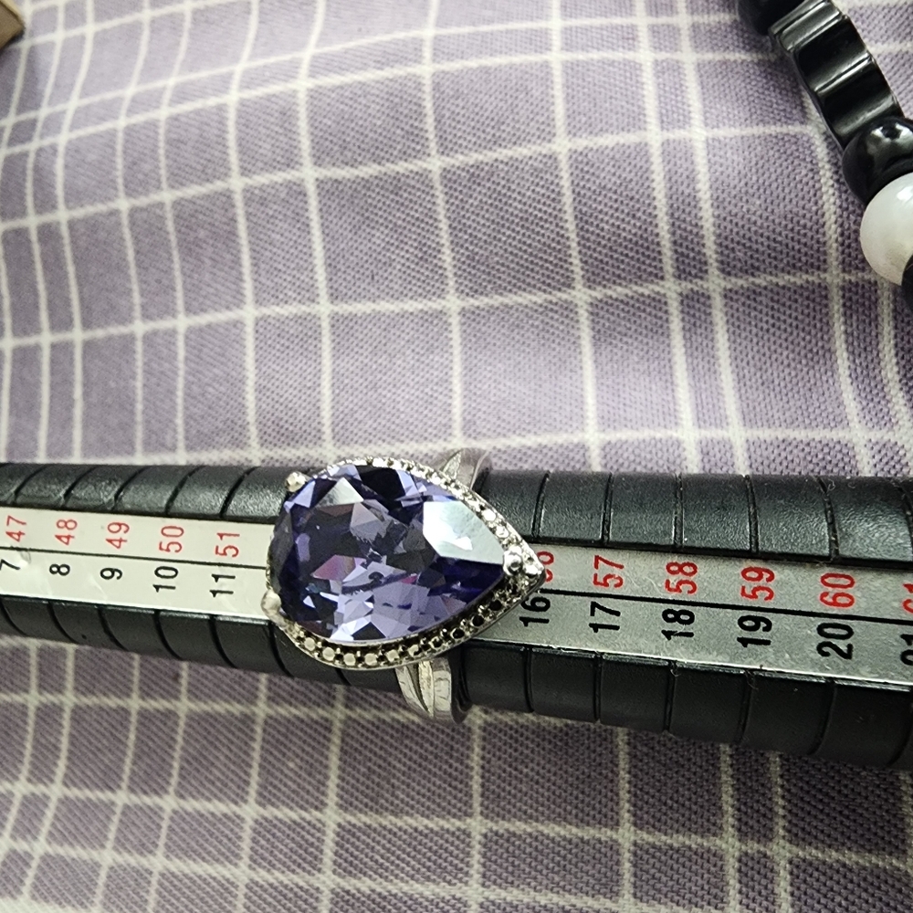 JTV Lavender Gemstone Ring Size 7
